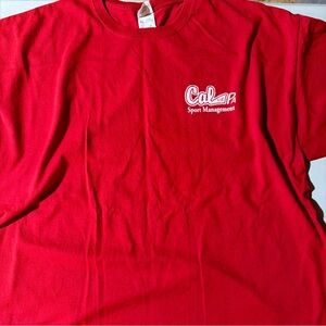 Jerzees Cal U of Pa Red Sport Management Short Sleeve Tee